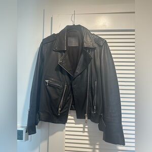 All Saints Jackets Coats All Saints Black Leather Jacket